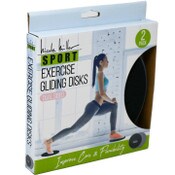Wholesale - NICOLE MILLER GREY EXERCISE GLIDING DISKS C/P 24, UPC: 849813025349